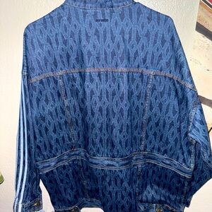 Adidas Originals Ivy Park Monogram Denim Denim Track Jacket All Gender